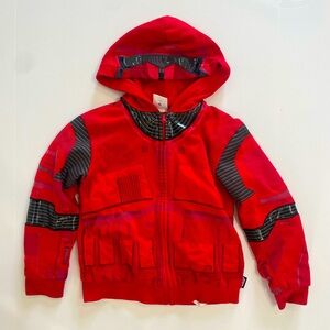 Disney Red Storm Trooper Costume Hoodie - Kids size 7/8